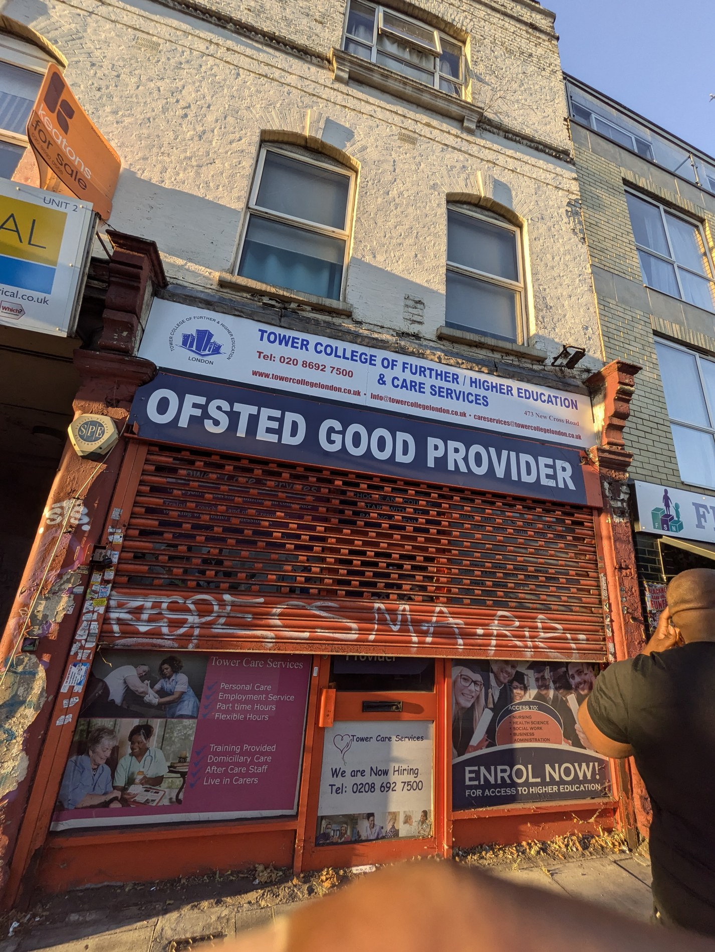 Existing shopfront before the Andyoeo refurbishment