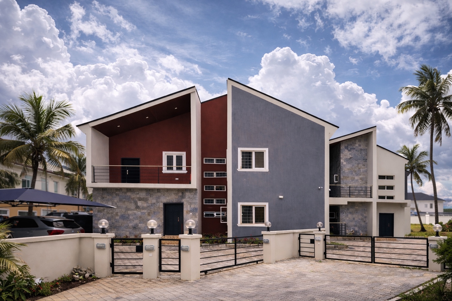 Original 2015 front elevation of House Juliana